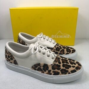 DIEMME Men’s Iseo Leopard Haircalf Nappa Sneakers